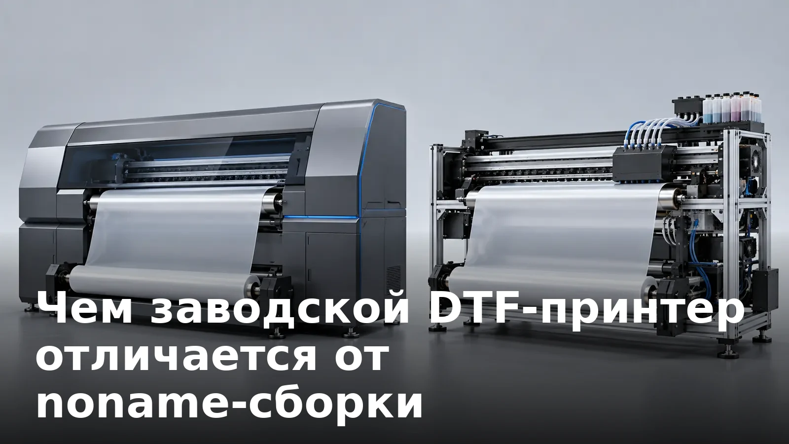 Чем заводской DTF-принтер отличается от noname-сборки